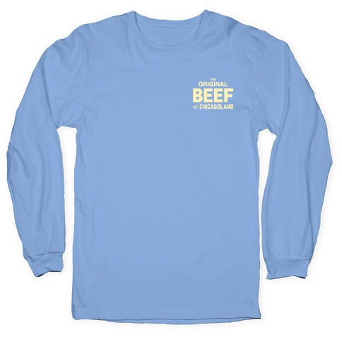 Orginal BEEF of Chicagoland Small Logo Longsleeve Tee