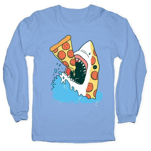 Pizza Shark Longsleeve Tee