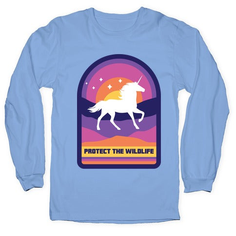 Protect The Wildlife (Unicorn) Longsleeve Tee