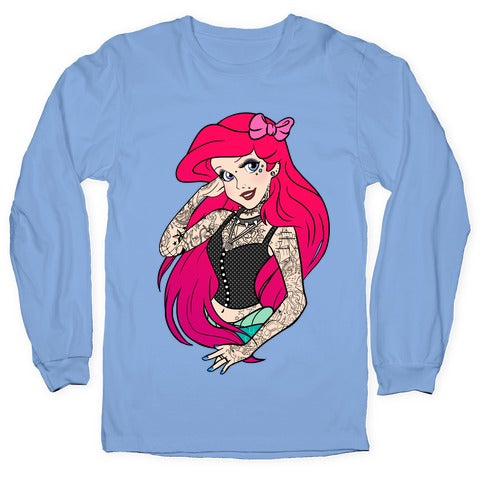 Punk Ariel Parody Longsleeve Tee