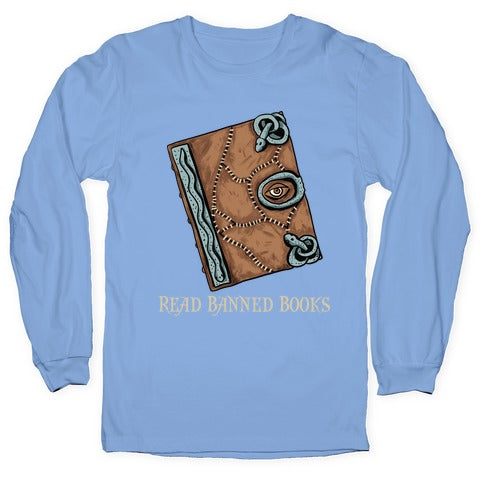 Read Banned Books Spellbook Longsleeve Tee