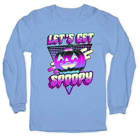 Retrowave Let's Get Spoopy Longsleeve Tee