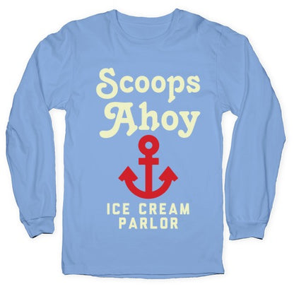 Scoops Ahoy Logo Parody Longsleeve Tee