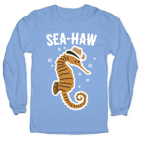 Sea Haw Seahorse Cowboy Longsleeve Tee