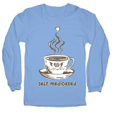 Self Medicated Coffee Longsleeve Tee