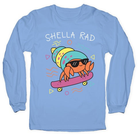 Shella Rad Crab Longsleeve Tee