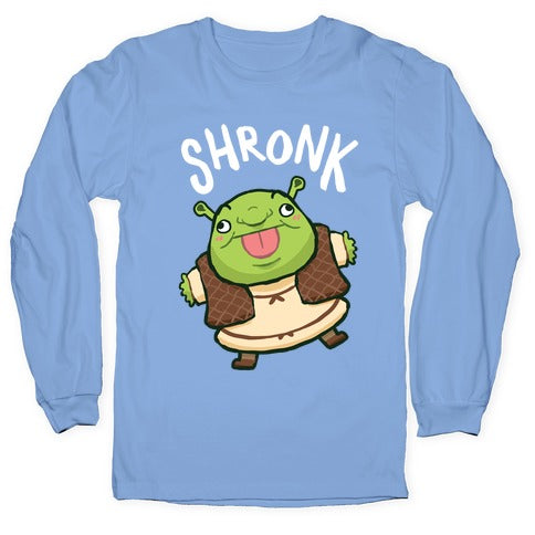 Shronk Derpy Shrek Longsleeve Tee