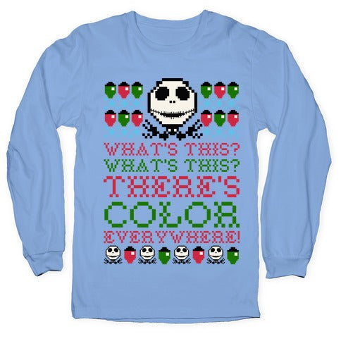 Skellington Ugly Sweater Longsleeve Tee