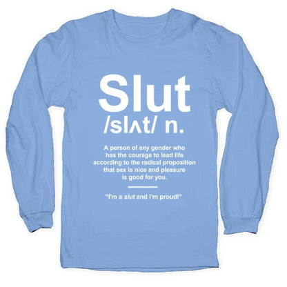Slut Definition Longsleeve Tee