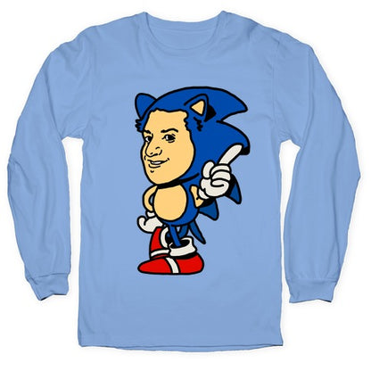 Sonic Ben Schwartz Parody Longsleeve Tee