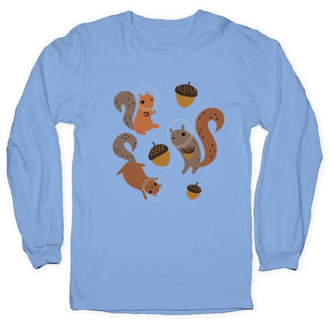 Squirrels In Space Longsleeve Tee