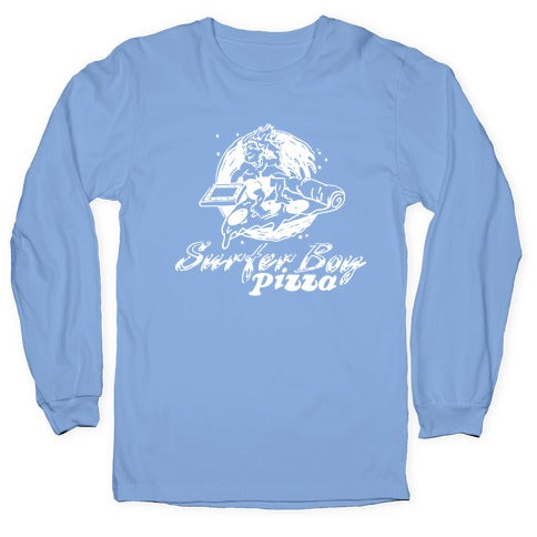 Surfer Boy Pizza Longsleeve Tee