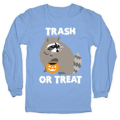 Trash Or Treat Raccoon Longsleeve Tee