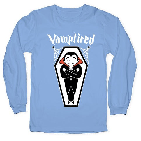 Vamptired Tired Vampire Longsleeve Tee