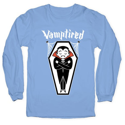 Vamptired Tired Vampire Longsleeve Tee