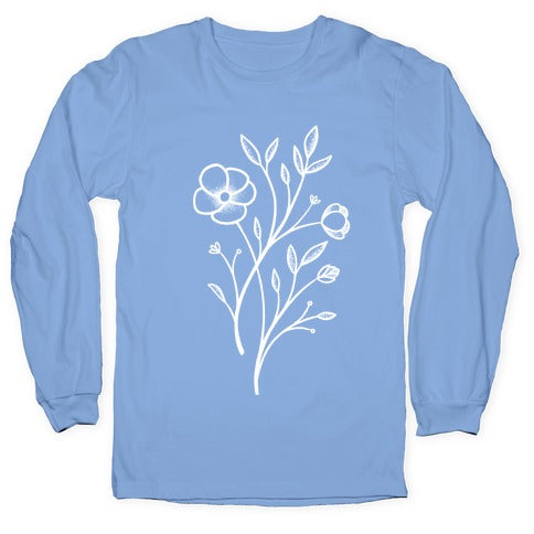 Wildflower Stippled Tattoo Longsleeve Tee