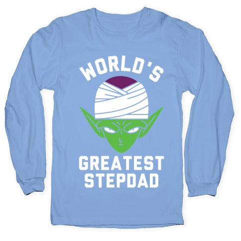 World's Greatest Stepdad Piccolo Parody Longsleeve Tee
