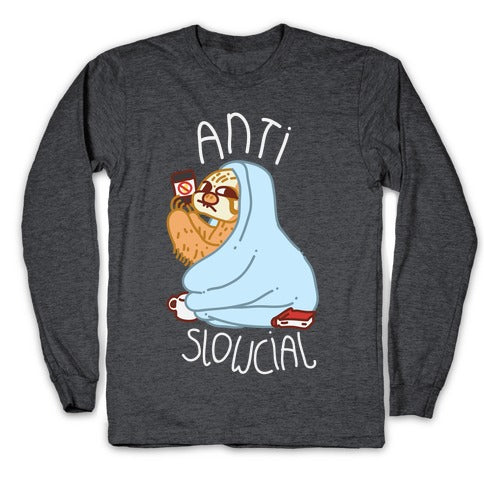 Anti Slowcial Longsleeve Tee