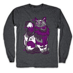 Asexual Pride Cat Longsleeve Tee