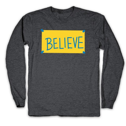 Believe Locker Room Poster Longsleeve Tee
