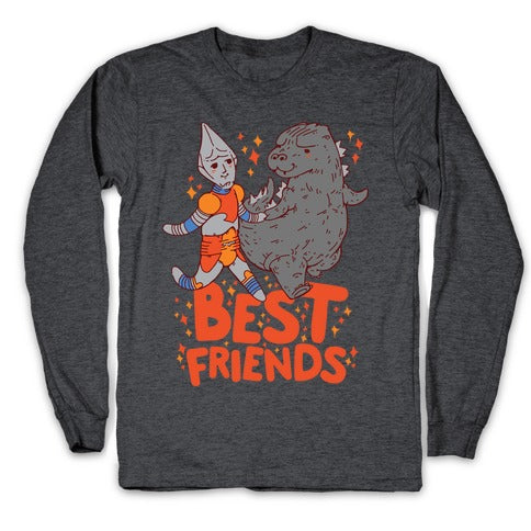 Best Friends Jet Jaguar & Godzilla Longsleeve Tee