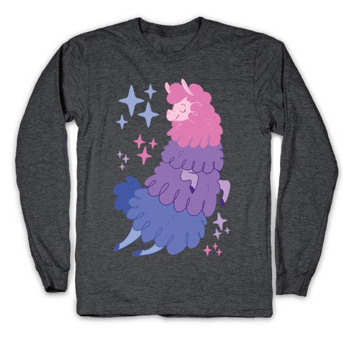 Bisexual Llama Longsleeve Tee