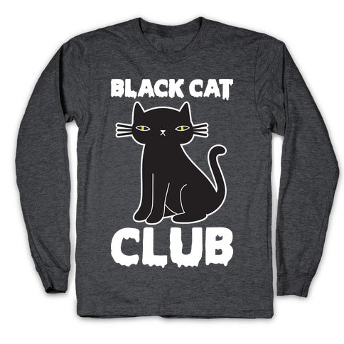 Black Cat Club Longsleeve Tee