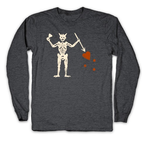 Blackbeard Flag  Longsleeve Tee