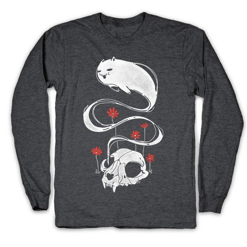 Cat Ghost Longsleeve Tee