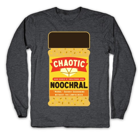 Chaotic Noochral (Chaotic Neutral Nutritional Yeast) Longsleeve Tee