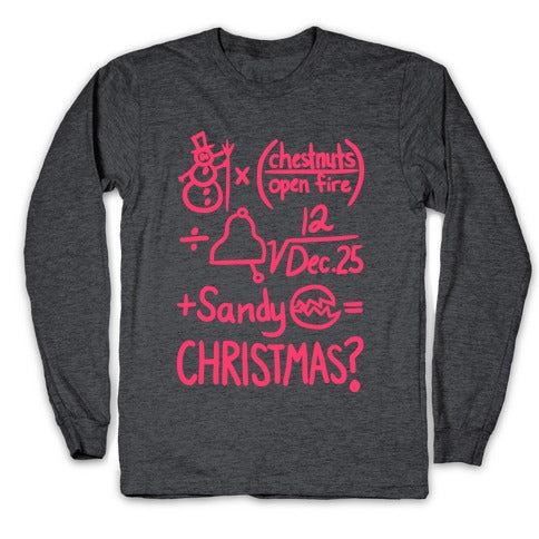 Christmas Equation Longsleeve Tee