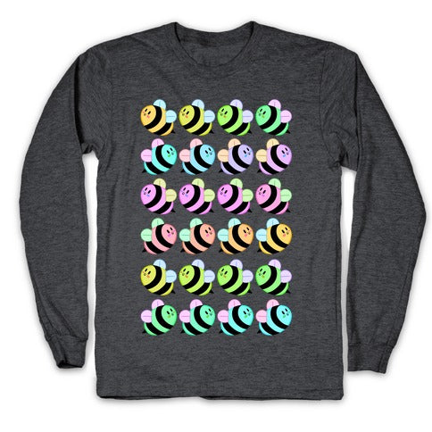 Color Pop Bees Longsleeve Tee