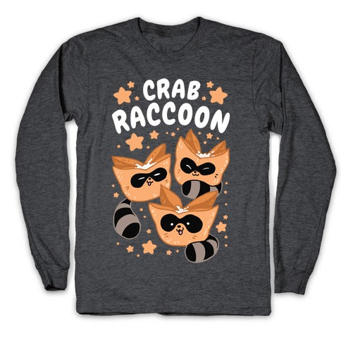 Crab Raccoon Longsleeve Tee