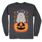 Cute Halloween Alpaca Longsleeve Tee