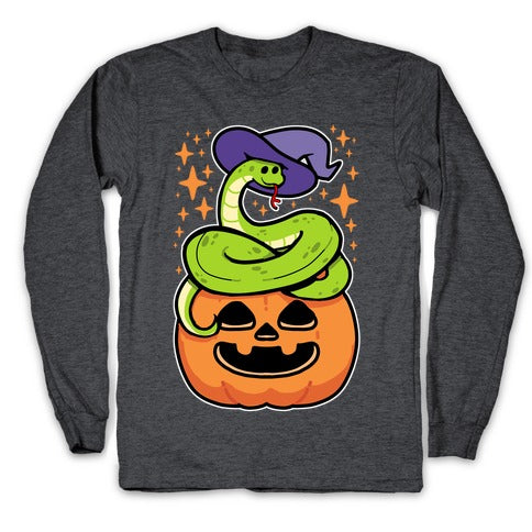 Cute Halloween Snake Longsleeve Tee
