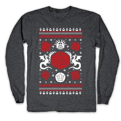 D&D Ugly Sweater Longsleeve Tee