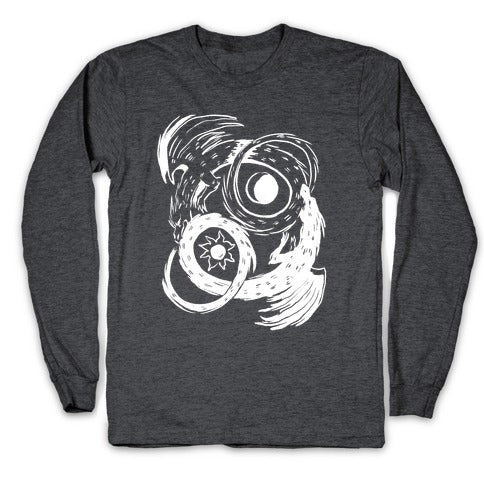 Dark-Light Ouroboros  Longsleeve Tee