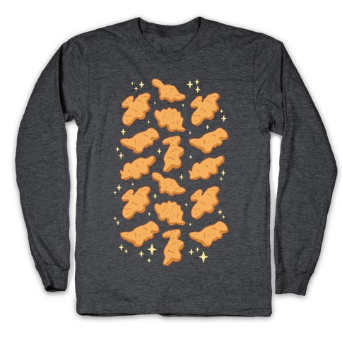 Dino Nuggies Pattern Longsleeve Tee