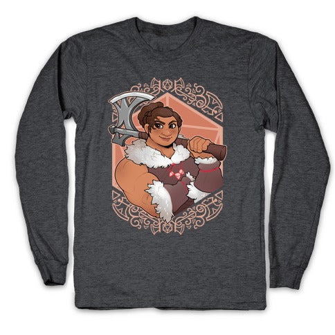 DnD Princesses: Luisa Barbarian Longsleeve Tee