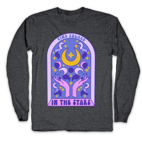 Find Solace In The Stars Longsleeve Tee