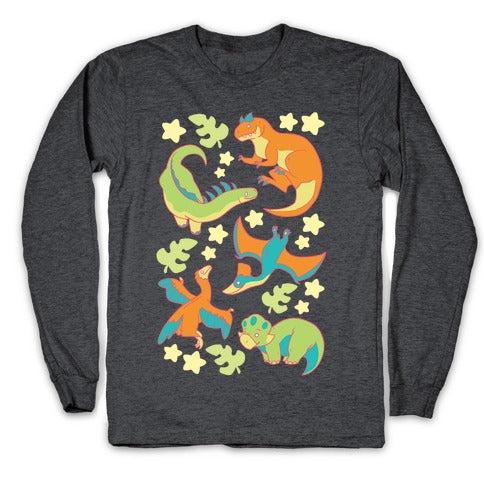 Funky Dinosaur Friends Longsleeve Tee