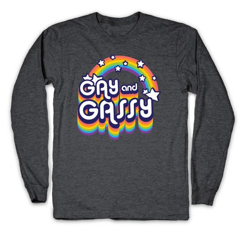 Gay and Gassy Rainbow Longsleeve Tee