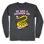 He Was A Ssssk8er Boi Skater Snake Longsleeve Tee