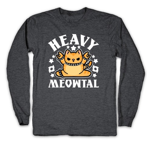 Heavy Meowtal Longsleeve Tee