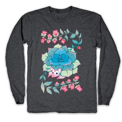 Hedgehog Succulent Longsleeve Tee