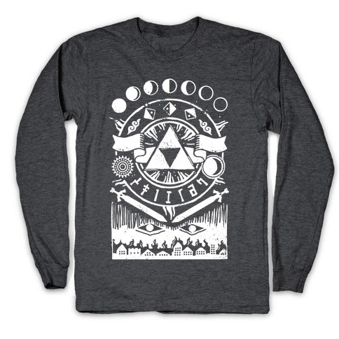 Hyrule Occult Symbols Longsleeve Tee