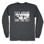 Killua Fuck Around And Find Out (white)  Longsleeve Tee