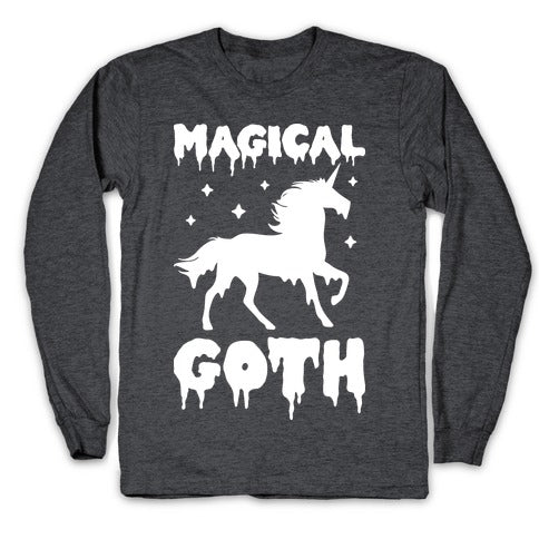Magical Goth Unicorn Longsleeve Tee