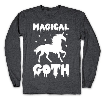 Magical Goth Unicorn Longsleeve Tee