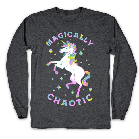 Magically Chaotic Unicorn Longsleeve Tee